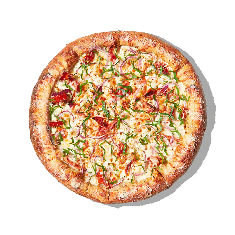 Great White specialty pizza from Mellow Mushroom